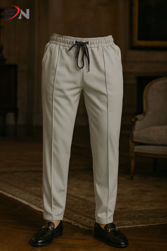 Grey Front Plate Lose Fit Trouser For Mens & Boys (SN67)