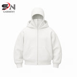 White balaclava ninja hoodie for mens & boys