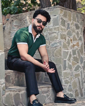 Green Coat Colo Polo For Mens & Boys (SN141)