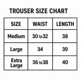 White Fleece Front Stripe Trouser For Mens & Boys