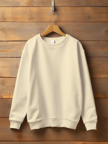 Name : Simple  White Sweat Shirt For Girls & Women (SN29)