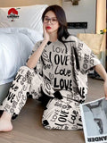 Love Printed Night Dress For For womens & Girls (SN14)