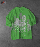 Green Colour Since Printed Drop Shoulder T-Shirt For Mens & Boys (SN124)