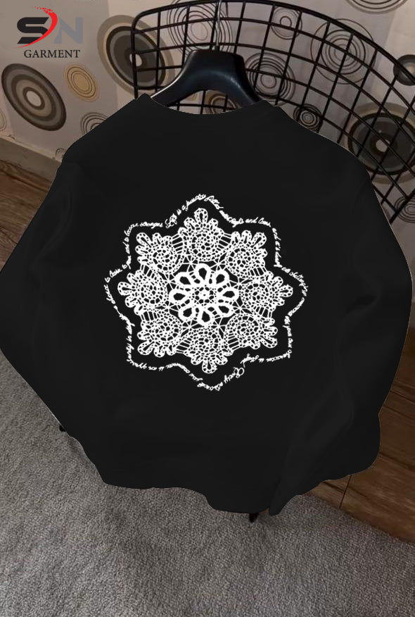 Ajrak Embossed Printed SweatShirt For Mens & Boys (SN62)