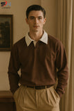 Brown Polo sweatshirt For Men & Boys