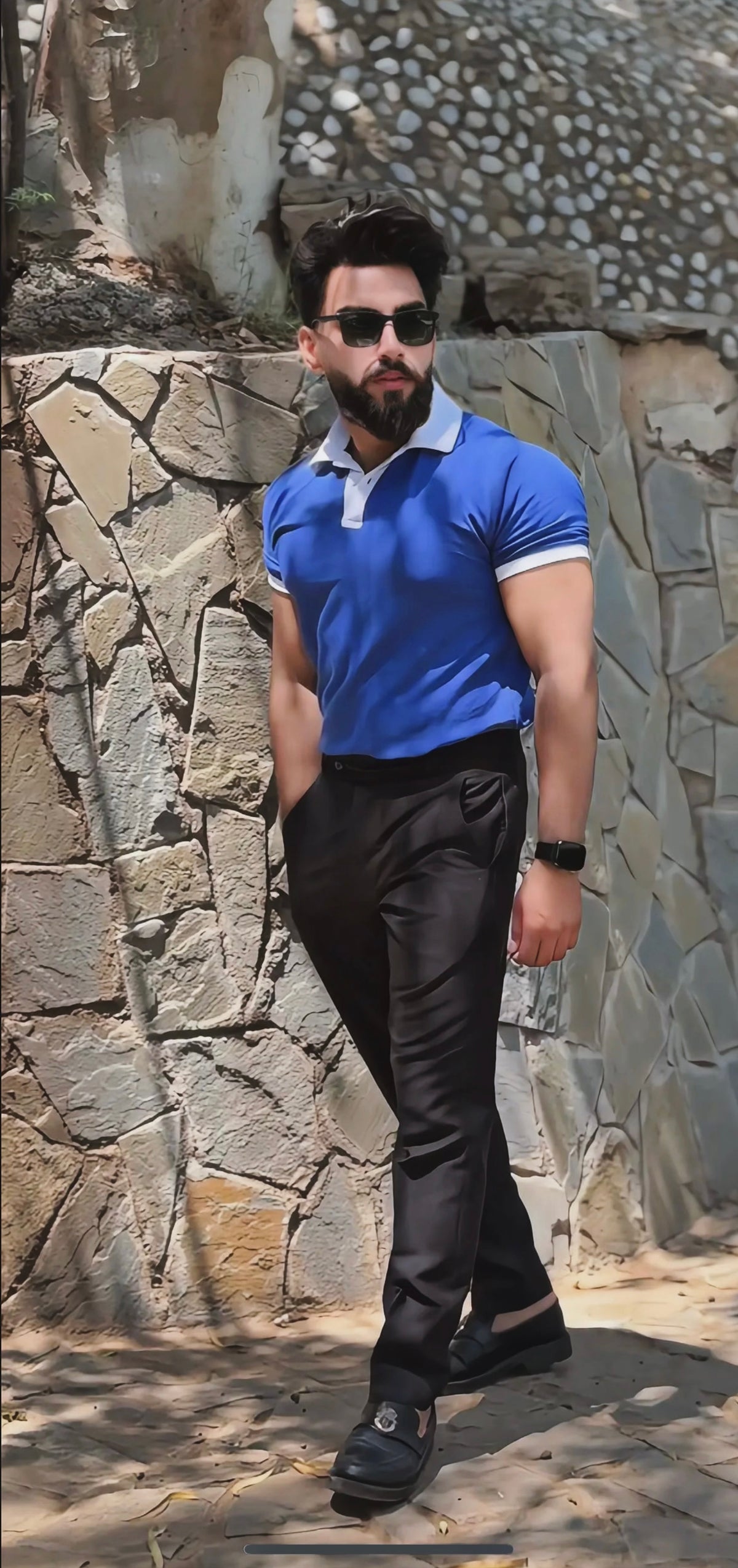 Royal Blue Coat Colo Polo For Mens & Boys (SN141)