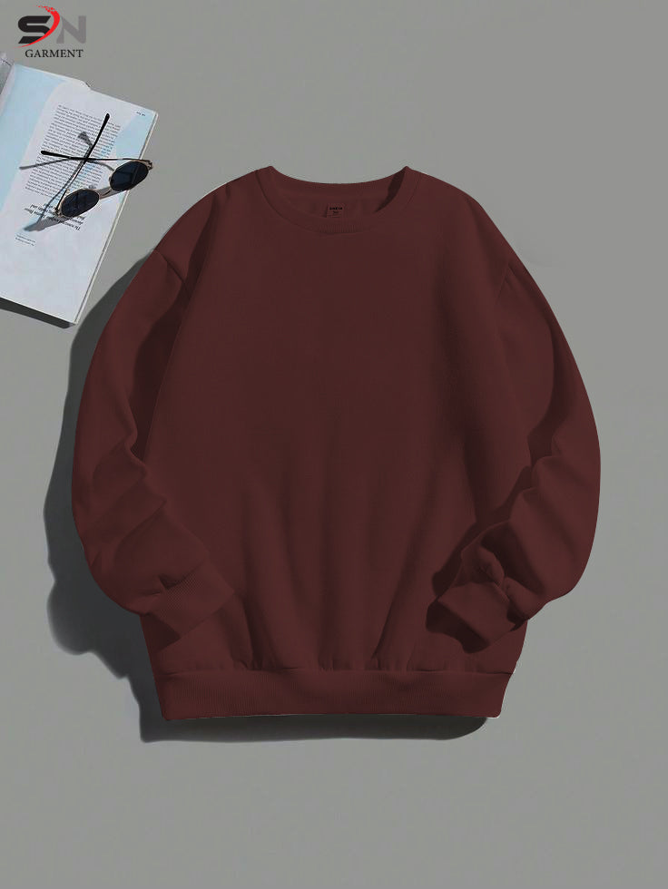 Product Name : Simple Basic Bottle Green Color Winter SweatShirt For Mens & Womens (SN57)