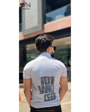 Pocket Zipped Printed Polo For Mens Boys (SN145)