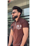 Pocket Zipped Printed Polo For Mens Boys (SN145)