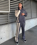 Side Contrast Panel Winter Tracksuit For Mens & Boys
