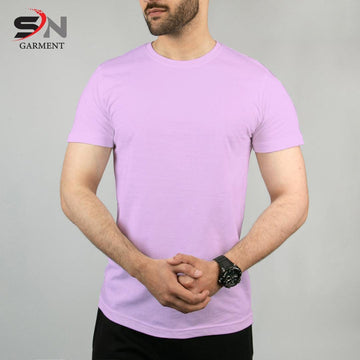 Purple Simple Plain T-Shirt For Mens & Boys (SN51)