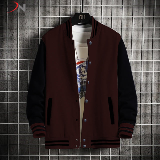 Maroon & Black Color jacket For Mens & Boys (SN74)