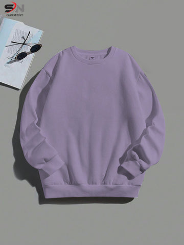 Product Name : Simple Basic Purple Color Winter SweatShirt For Mens & Womens (SN58)